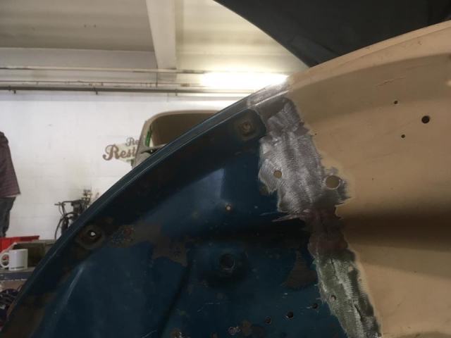Passenger front clip welded